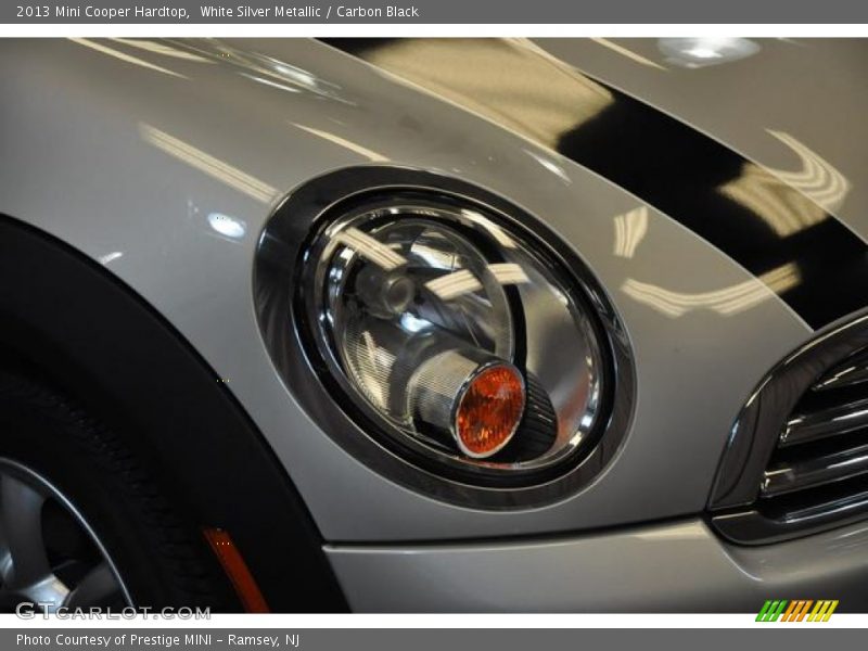 White Silver Metallic / Carbon Black 2013 Mini Cooper Hardtop
