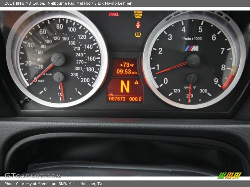  2011 M3 Coupe Coupe Gauges