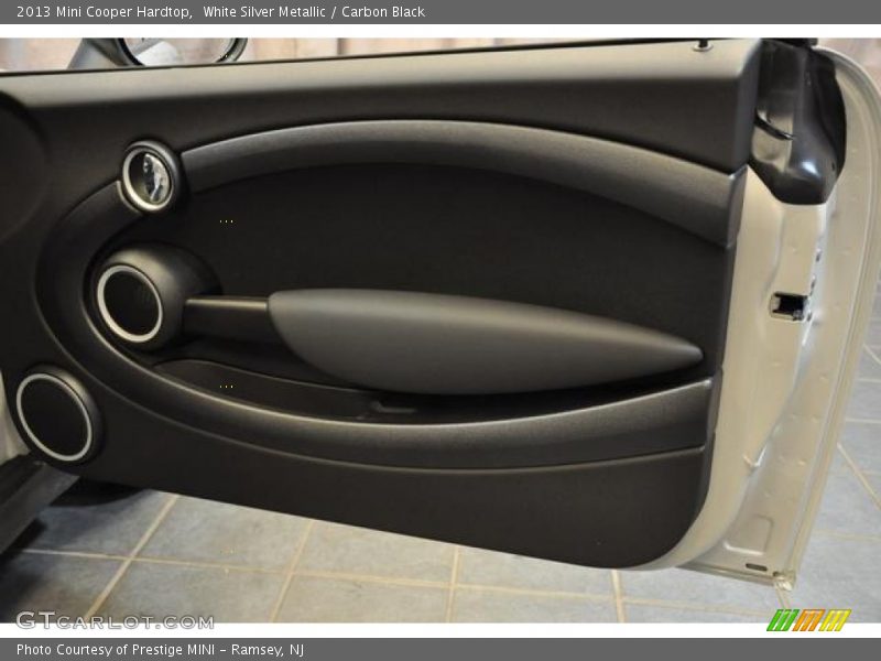 White Silver Metallic / Carbon Black 2013 Mini Cooper Hardtop