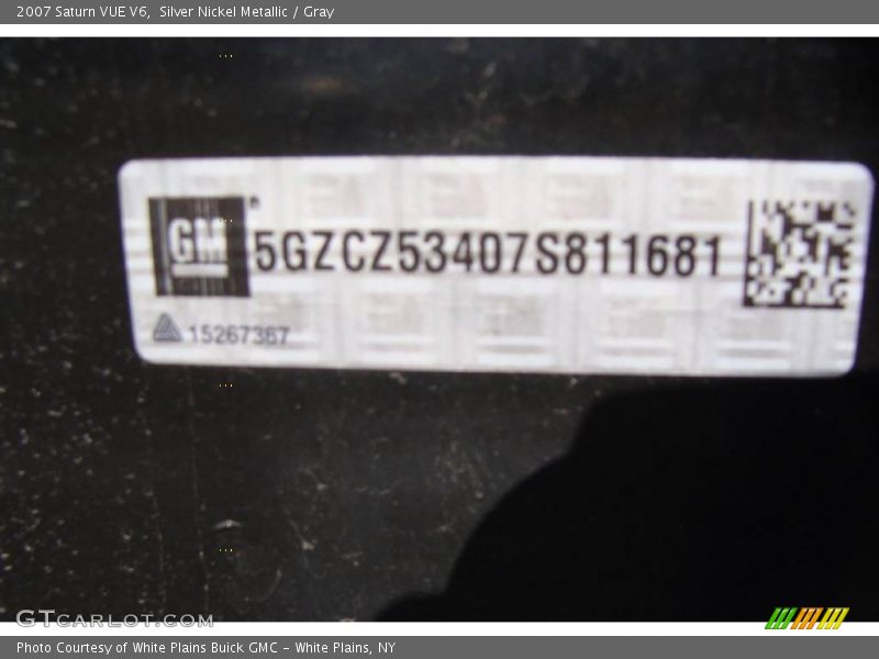 Silver Nickel Metallic / Gray 2007 Saturn VUE V6