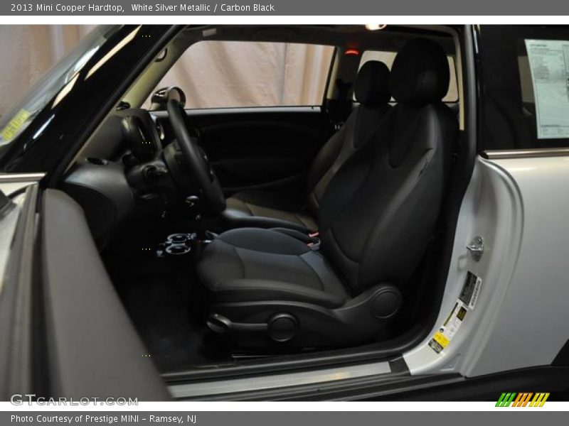 White Silver Metallic / Carbon Black 2013 Mini Cooper Hardtop