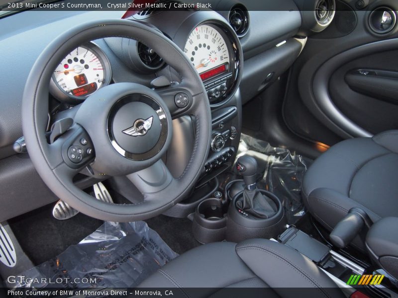 Carbon Black Interior - 2013 Cooper S Countryman 
