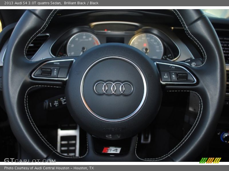 Brilliant Black / Black 2013 Audi S4 3.0T quattro Sedan