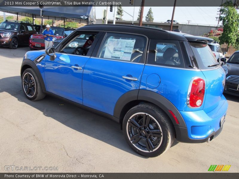 True Blue Metallic / Carbon Black 2013 Mini Cooper S Countryman