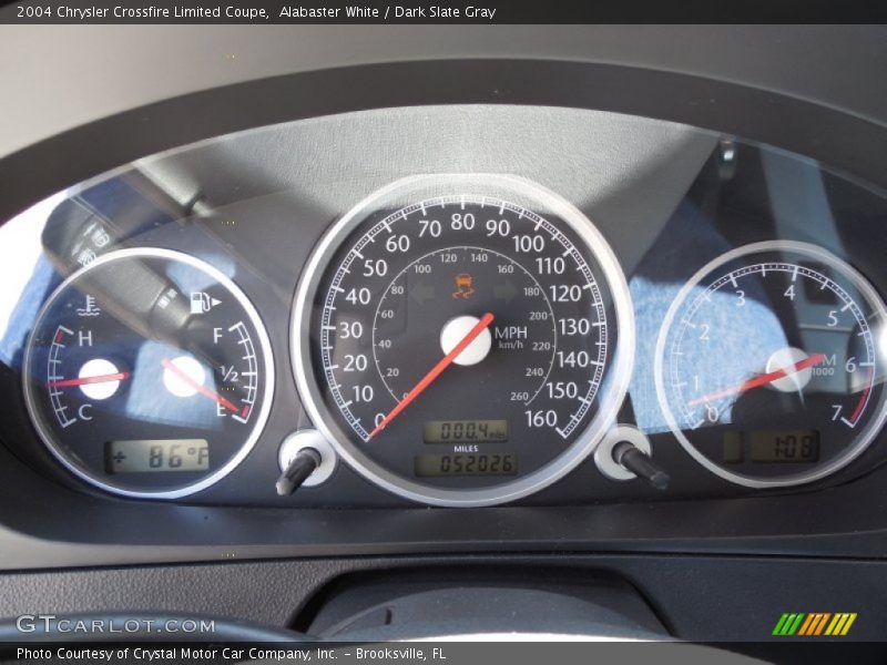  2004 Crossfire Limited Coupe Limited Coupe Gauges