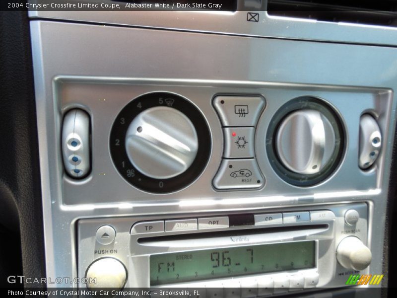Controls of 2004 Crossfire Limited Coupe