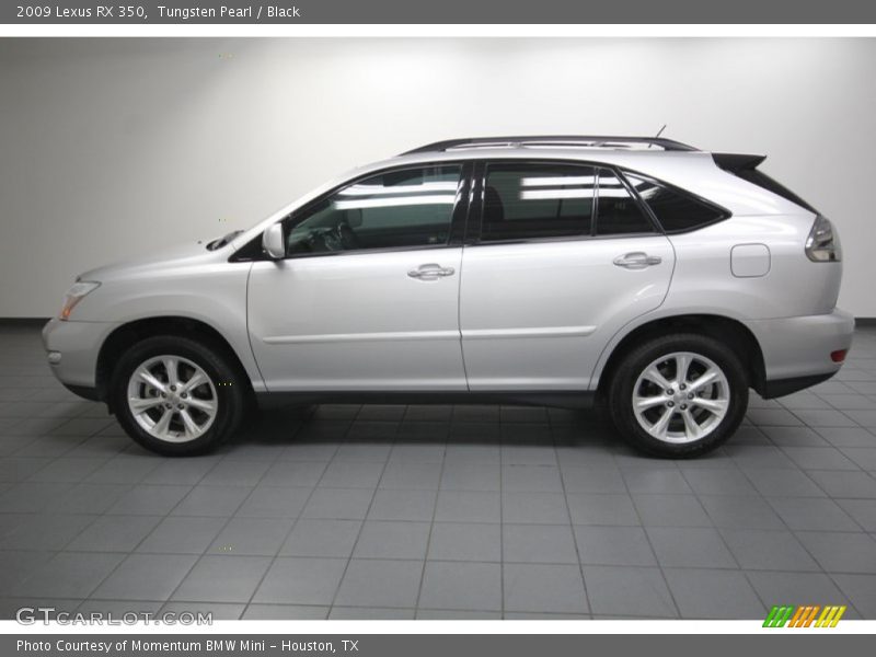 Tungsten Pearl / Black 2009 Lexus RX 350