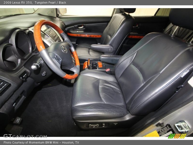 Tungsten Pearl / Black 2009 Lexus RX 350