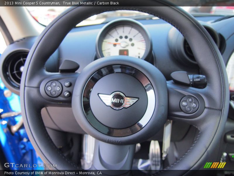 True Blue Metallic / Carbon Black 2013 Mini Cooper S Countryman
