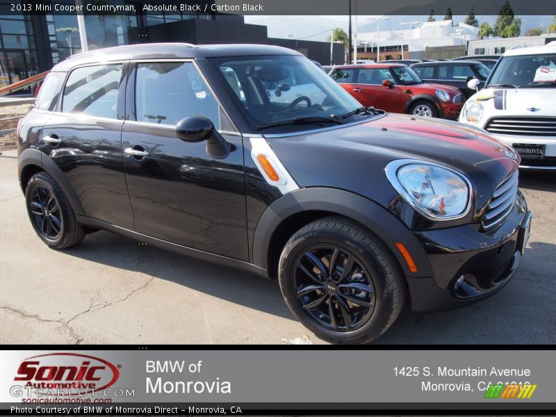 Absolute Black / Carbon Black 2013 Mini Cooper Countryman