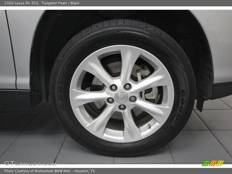 Tungsten Pearl / Black 2009 Lexus RX 350