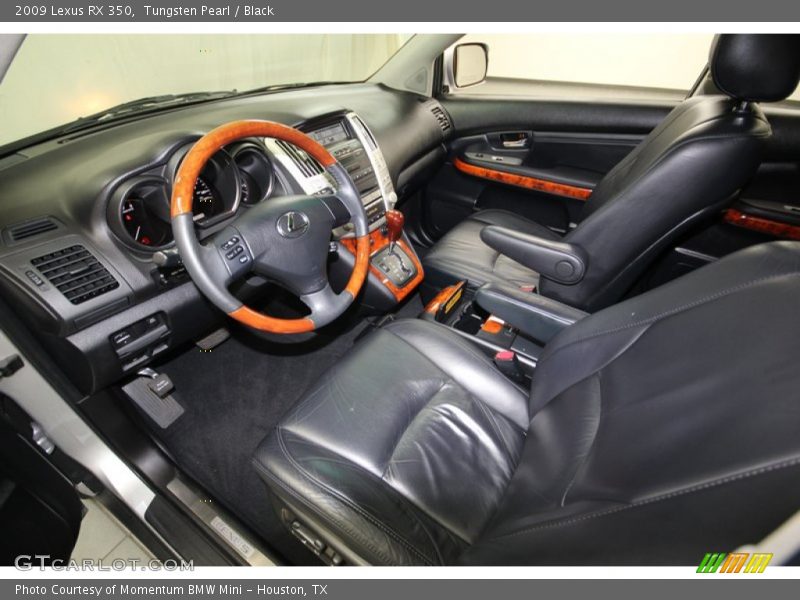 Tungsten Pearl / Black 2009 Lexus RX 350