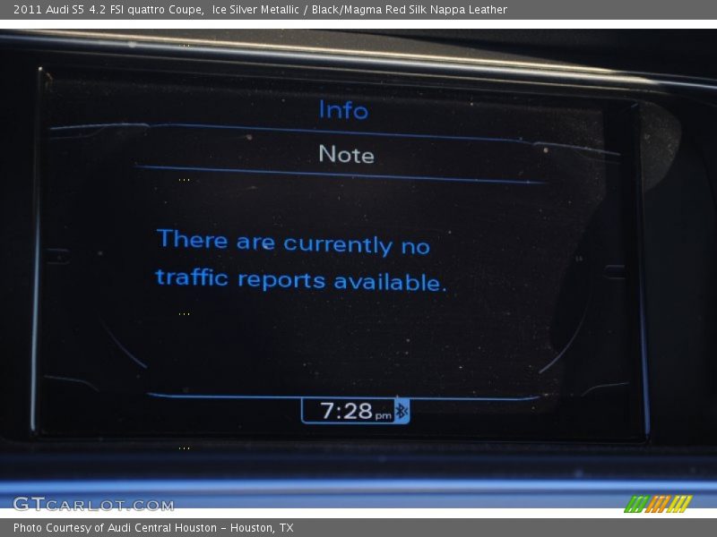 Ice Silver Metallic / Black/Magma Red Silk Nappa Leather 2011 Audi S5 4.2 FSI quattro Coupe
