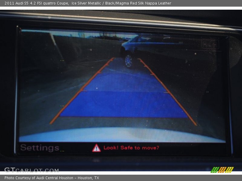 Ice Silver Metallic / Black/Magma Red Silk Nappa Leather 2011 Audi S5 4.2 FSI quattro Coupe