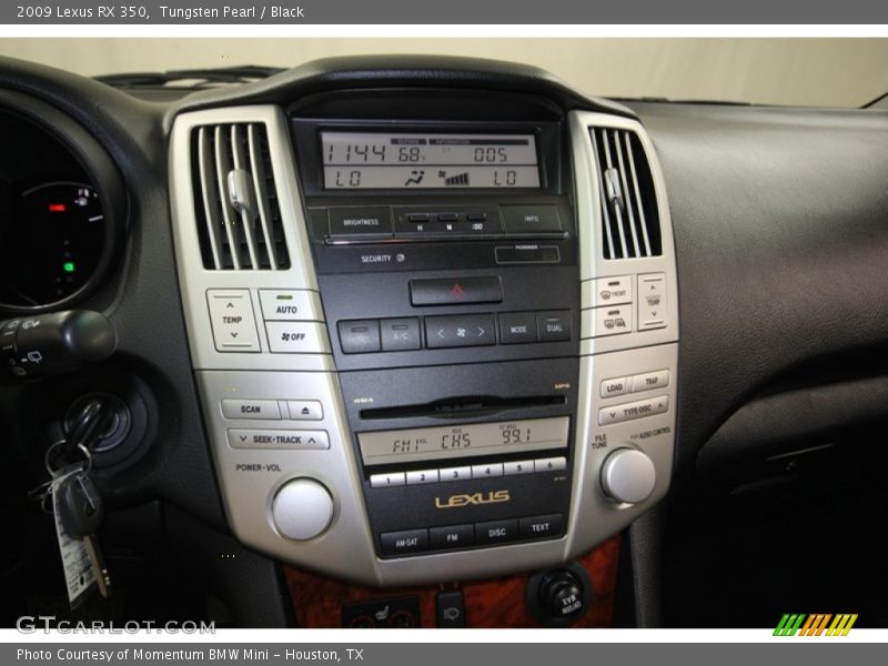 Tungsten Pearl / Black 2009 Lexus RX 350