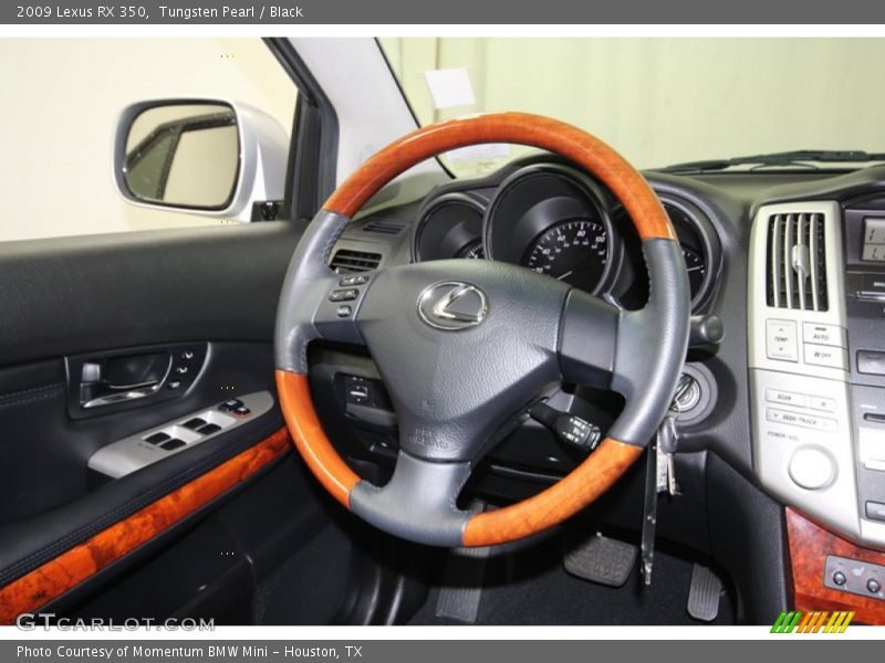 Tungsten Pearl / Black 2009 Lexus RX 350