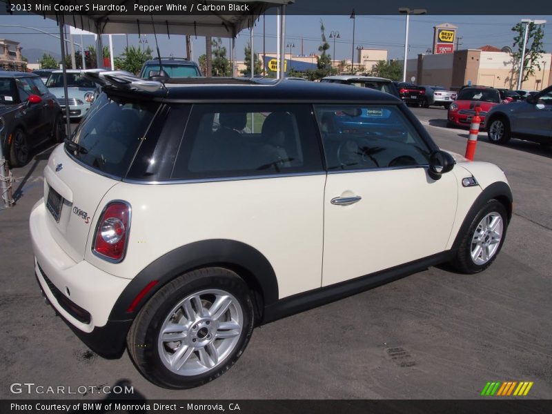 Pepper White / Carbon Black 2013 Mini Cooper S Hardtop
