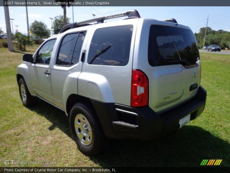 Silver Lightning Metallic / Steel/Graphite 2007 Nissan Xterra S