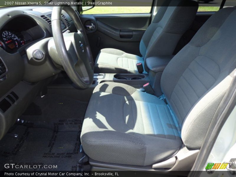 Silver Lightning Metallic / Steel/Graphite 2007 Nissan Xterra S