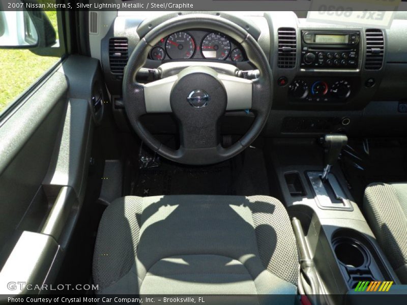 Silver Lightning Metallic / Steel/Graphite 2007 Nissan Xterra S