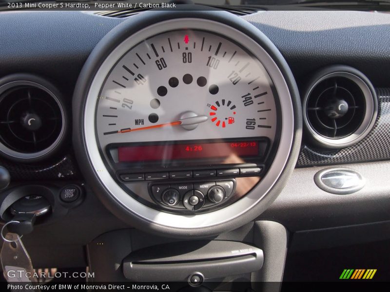  2013 Cooper S Hardtop S Hardtop Gauges