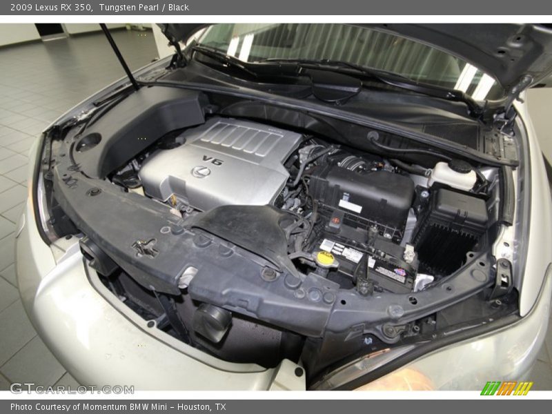 Tungsten Pearl / Black 2009 Lexus RX 350