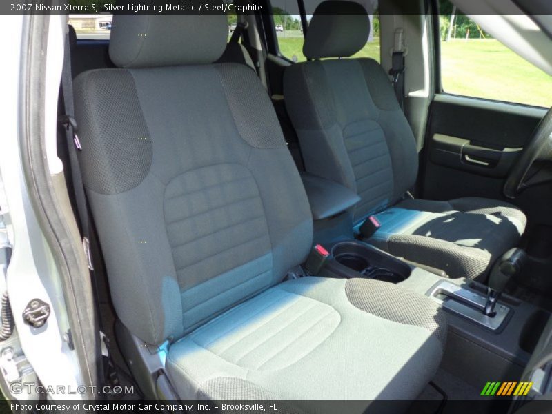 Silver Lightning Metallic / Steel/Graphite 2007 Nissan Xterra S