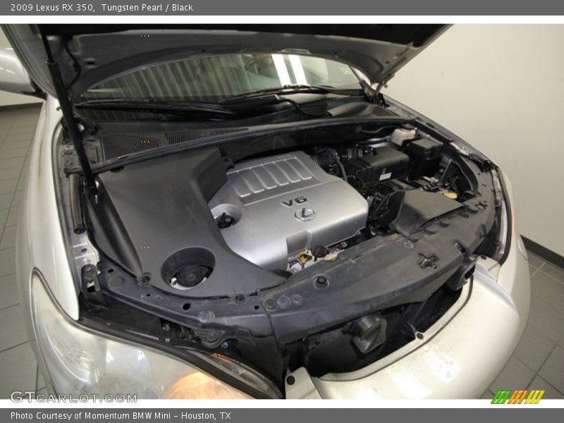 Tungsten Pearl / Black 2009 Lexus RX 350