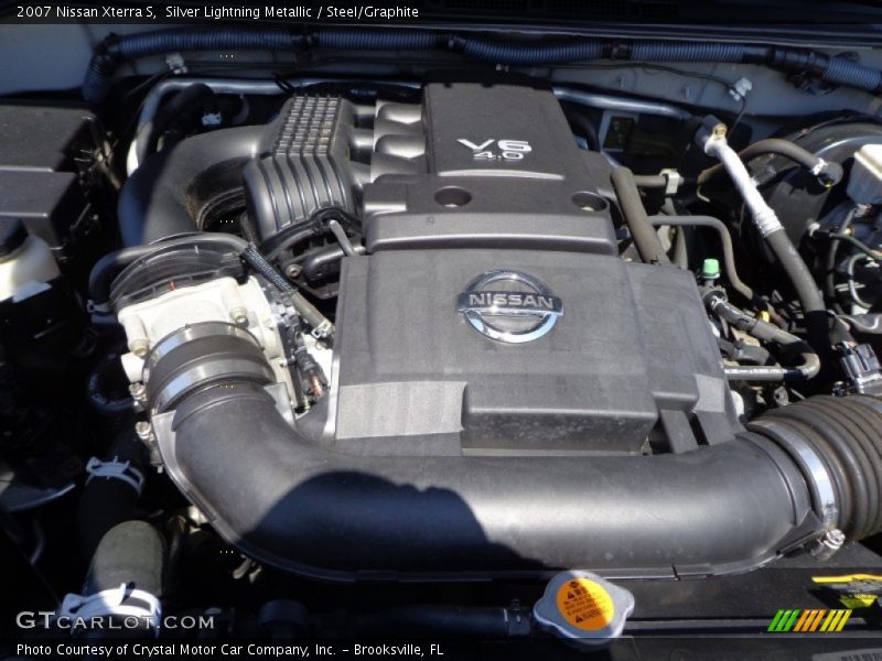 Silver Lightning Metallic / Steel/Graphite 2007 Nissan Xterra S