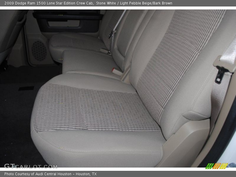 Stone White / Light Pebble Beige/Bark Brown 2009 Dodge Ram 1500 Lone Star Edition Crew Cab
