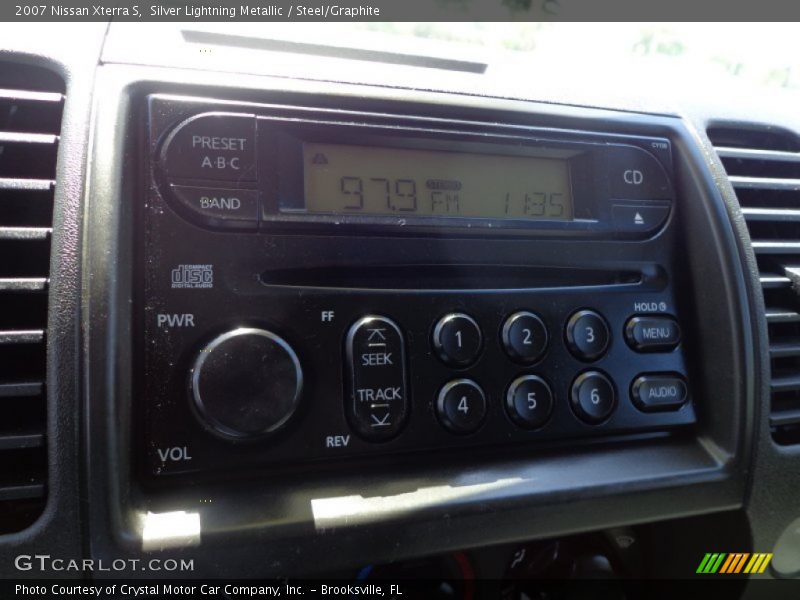 Silver Lightning Metallic / Steel/Graphite 2007 Nissan Xterra S