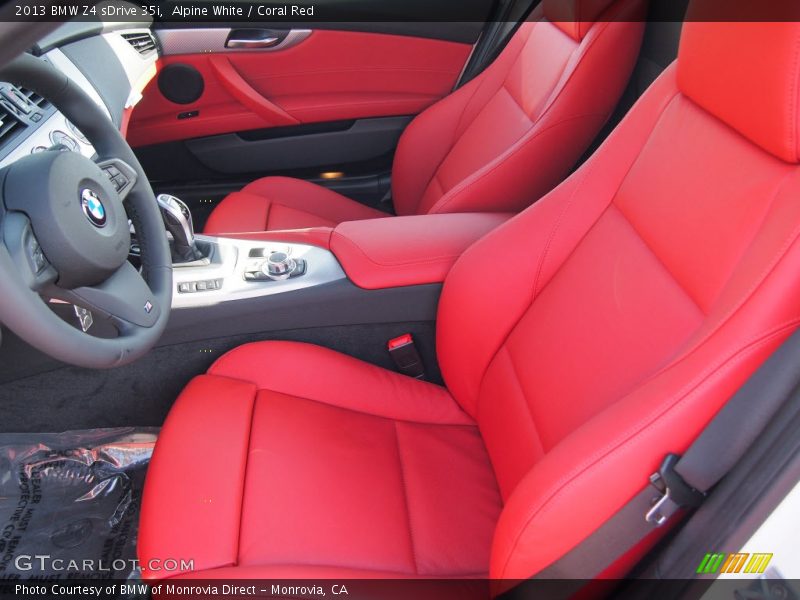  2013 Z4 sDrive 35i Coral Red Interior