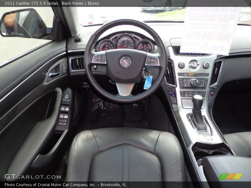 Black Raven / Ebony 2011 Cadillac CTS 3.6 Sedan