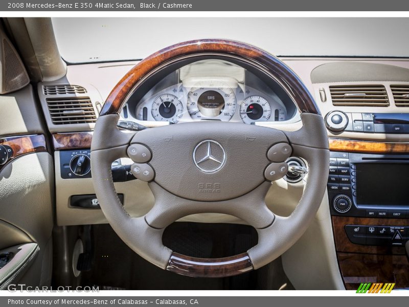  2008 E 350 4Matic Sedan Steering Wheel