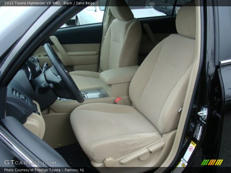Black / Sand Beige 2013 Toyota Highlander V6 4WD