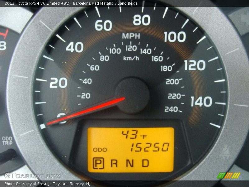 Barcelona Red Metallic / Sand Beige 2012 Toyota RAV4 V6 Limited 4WD