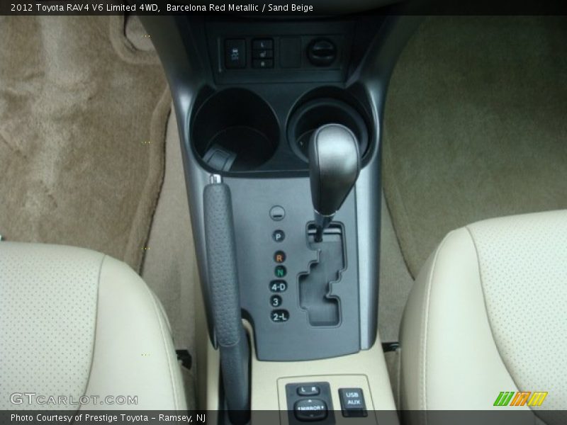 Barcelona Red Metallic / Sand Beige 2012 Toyota RAV4 V6 Limited 4WD