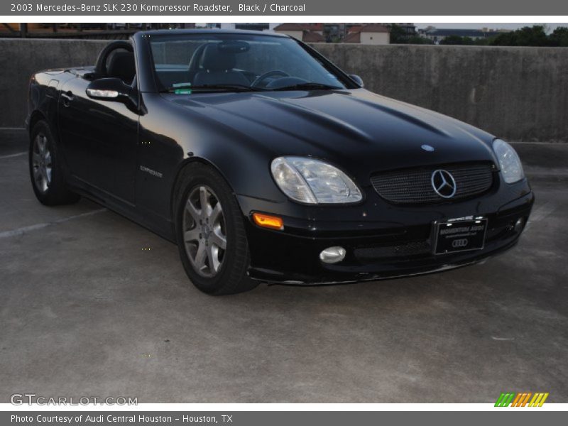 Black / Charcoal 2003 Mercedes-Benz SLK 230 Kompressor Roadster