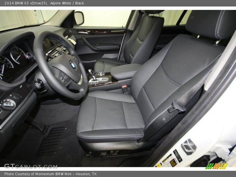 Alpine White / Black 2014 BMW X3 xDrive35i