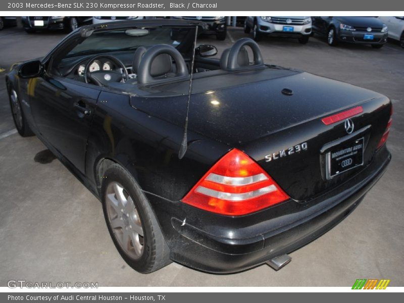 Black / Charcoal 2003 Mercedes-Benz SLK 230 Kompressor Roadster