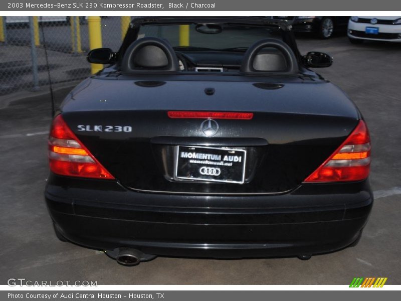 Black / Charcoal 2003 Mercedes-Benz SLK 230 Kompressor Roadster