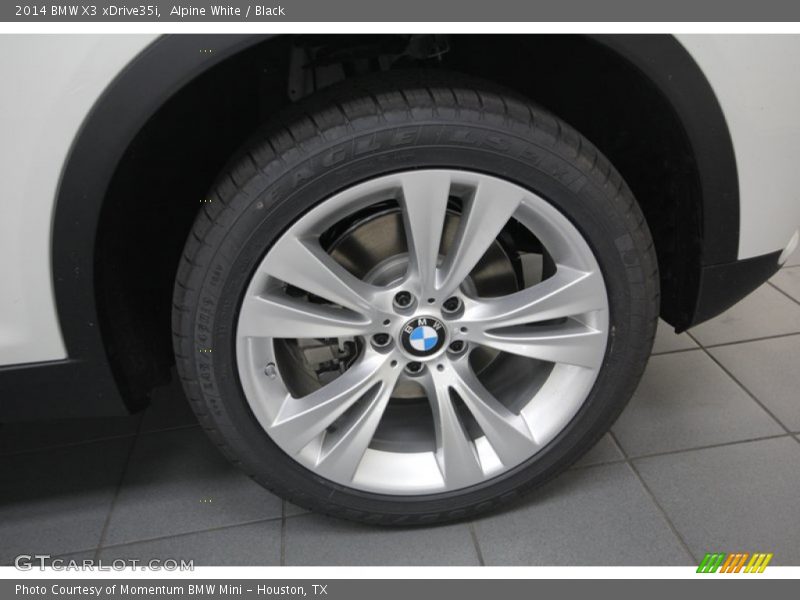 Alpine White / Black 2014 BMW X3 xDrive35i