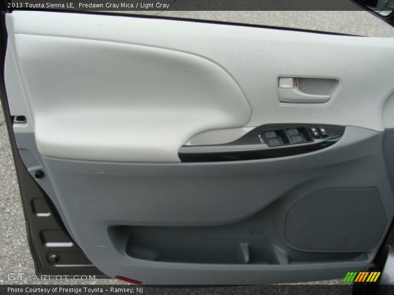 Predawn Gray Mica / Light Gray 2013 Toyota Sienna LE