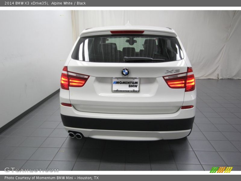 Alpine White / Black 2014 BMW X3 xDrive35i