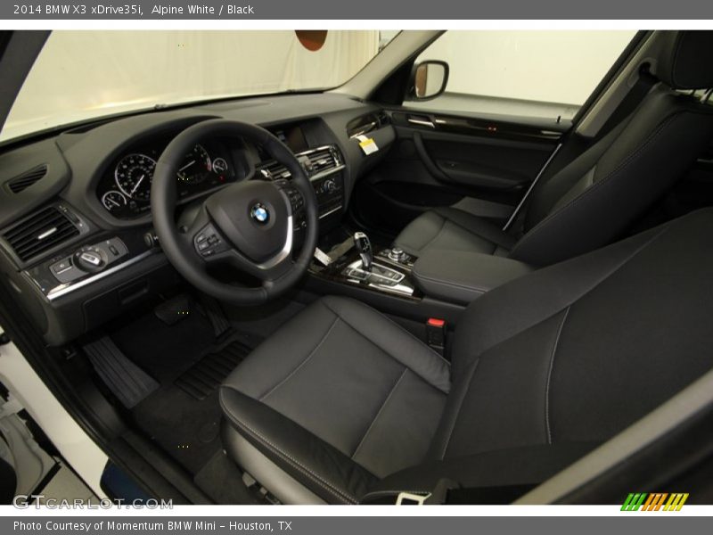 Alpine White / Black 2014 BMW X3 xDrive35i