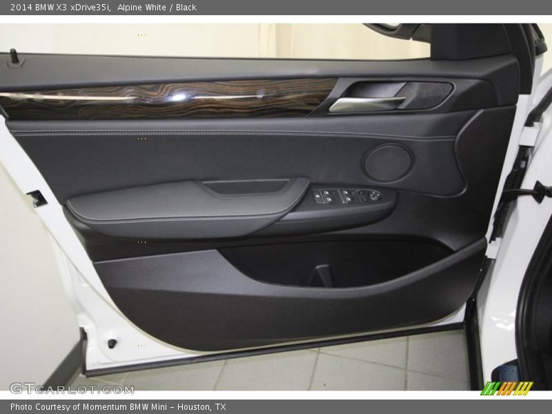 Alpine White / Black 2014 BMW X3 xDrive35i
