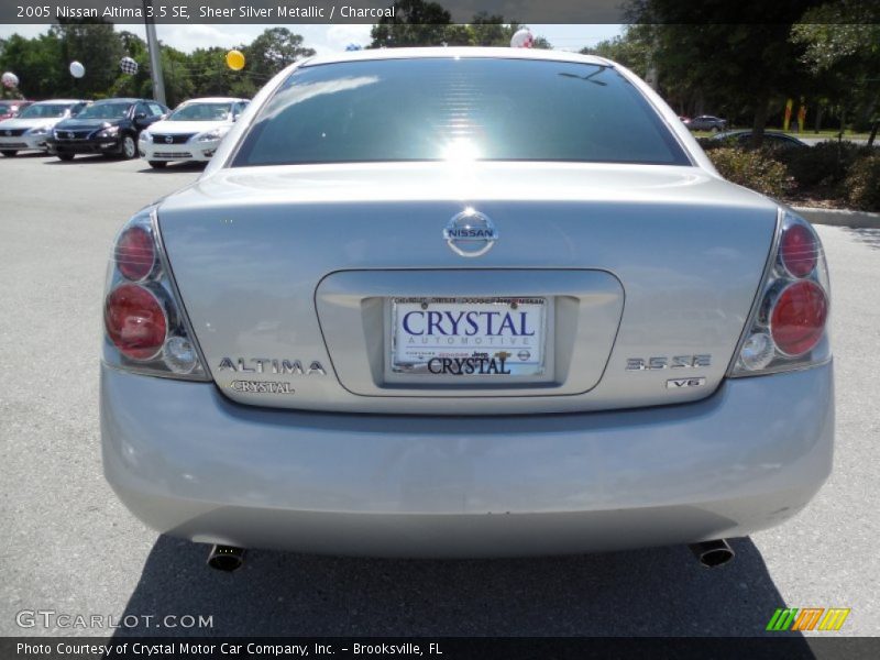 Sheer Silver Metallic / Charcoal 2005 Nissan Altima 3.5 SE