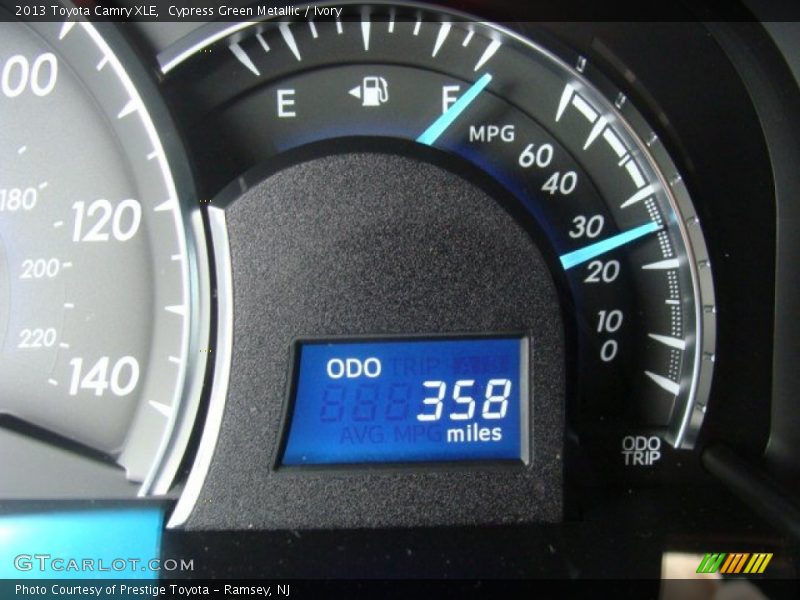 Cypress Green Metallic / Ivory 2013 Toyota Camry XLE