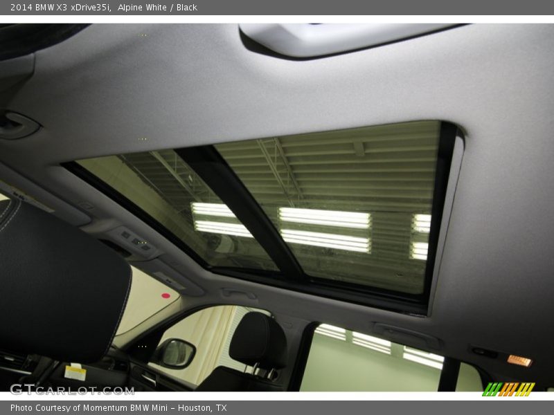 Alpine White / Black 2014 BMW X3 xDrive35i