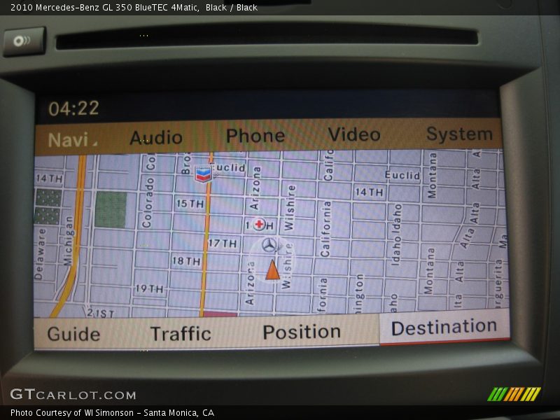 Navigation of 2010 GL 350 BlueTEC 4Matic
